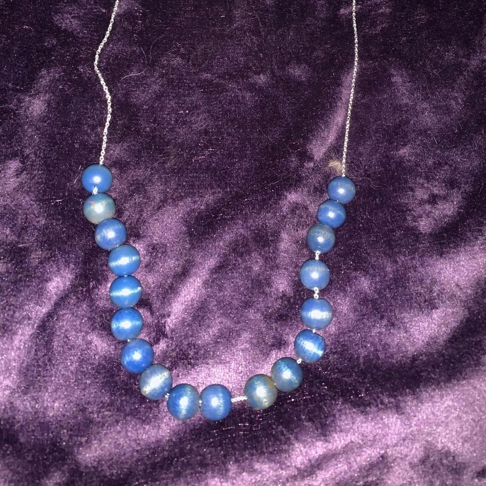 Blueberries necklace